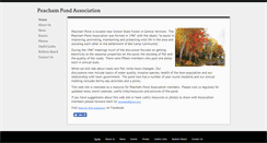 Desktop Screenshot of peachampondassociation.org